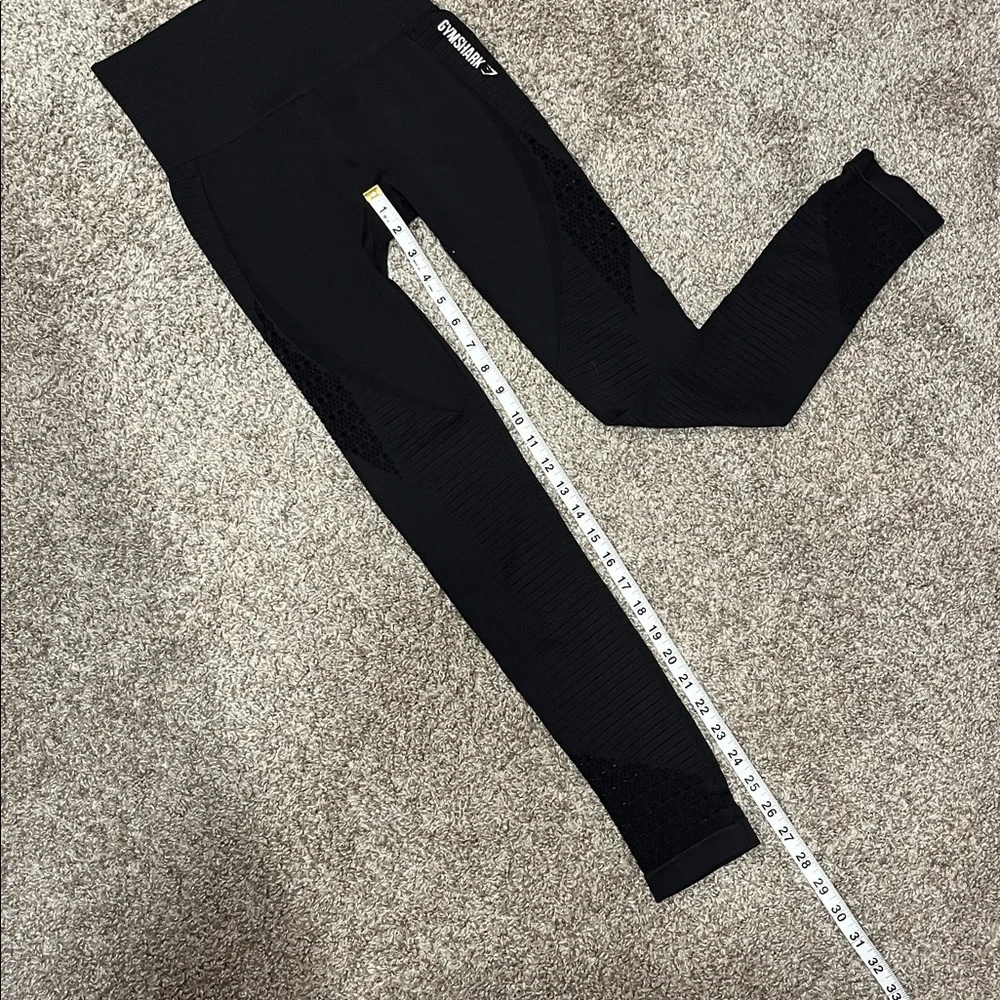 Gymshark Energy Seamless Leggings in Black Small Size See Pics for Measurements